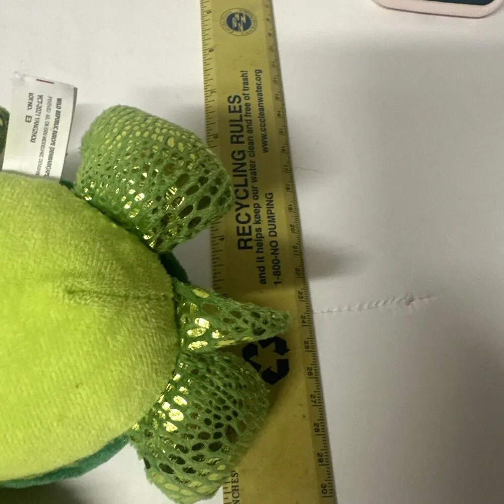 Wild Republic Sea Turtle Plush Stuffed Animal Sea Critters 7” Green- Preowned